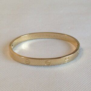 VINTAGE 1970 CHARLES REVSON X (CARTIER DESIGNER) ALDO CIPULLO LOVE BRACELET